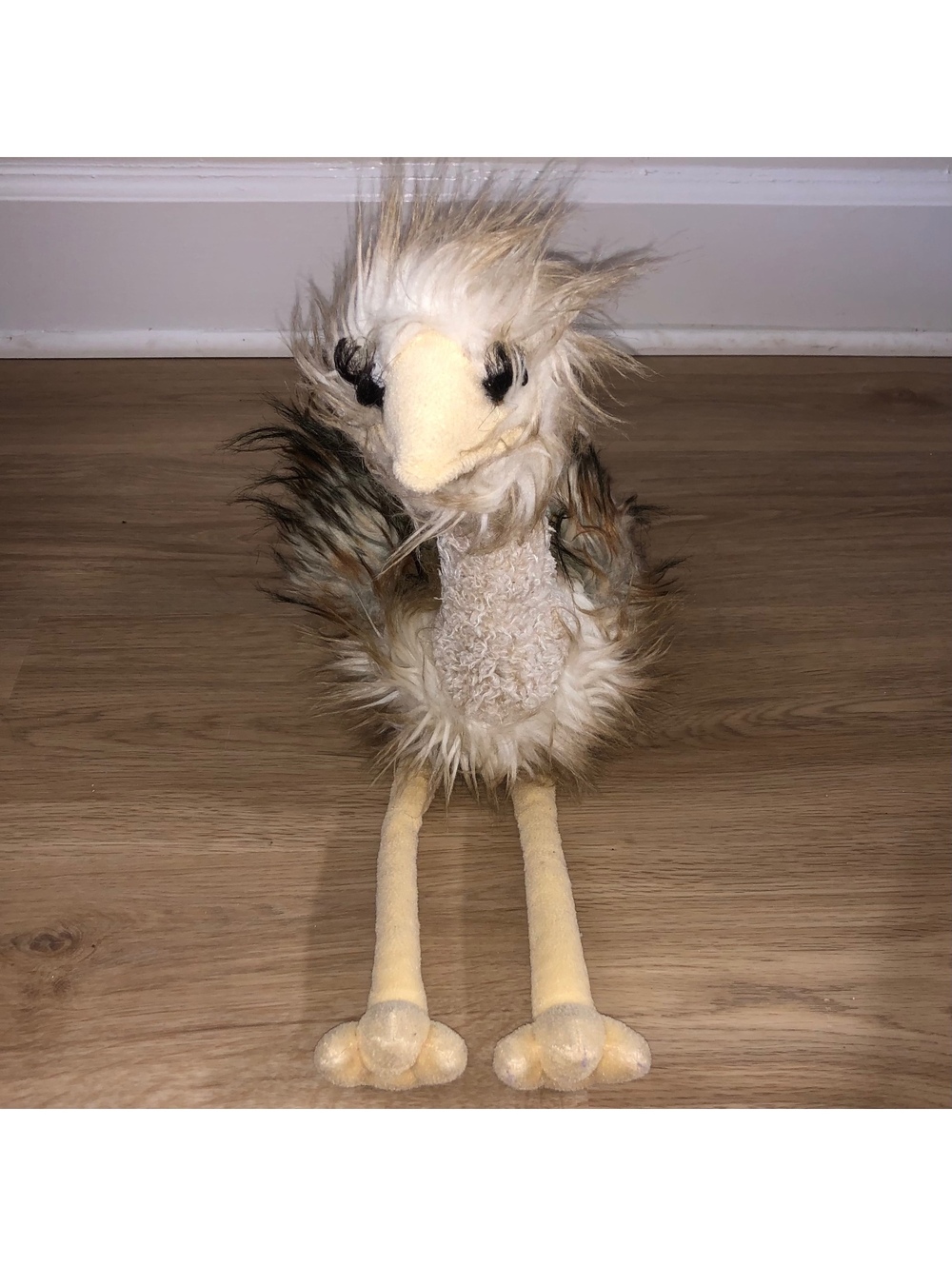 DOUGLAS OLIVIA OSTRICH BIRD CUDDLE TOY PLUSH STUFFED ANIMAL TAN BROWN 18”